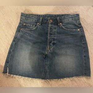 H&M Blue Jean Skirt, Size 8 (medium)